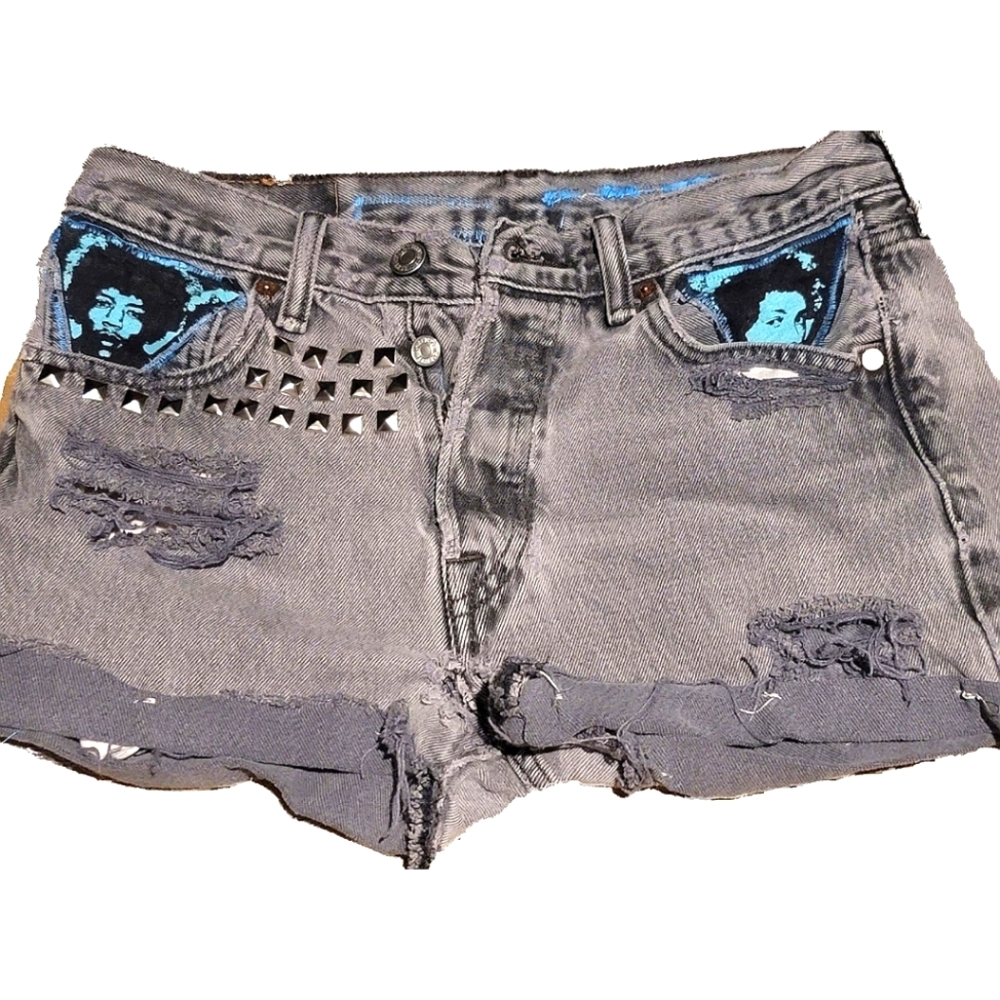 Vintage Levi's hendrix custom made cut Off shorts